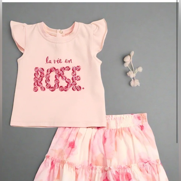 kate spade Other - 👍Kate Spade Rose infant dress set 24M🌈